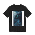 Night Dragon Portrait Tee | Fantasy Dragon Moon T-Shirt